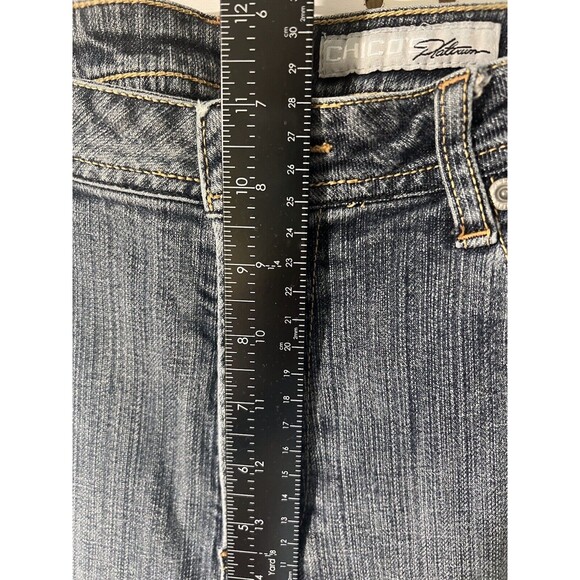 Chicos Platinum Jeans Size 2 Short Bootcut Petite Medium Slimming - Picture 10 of 13